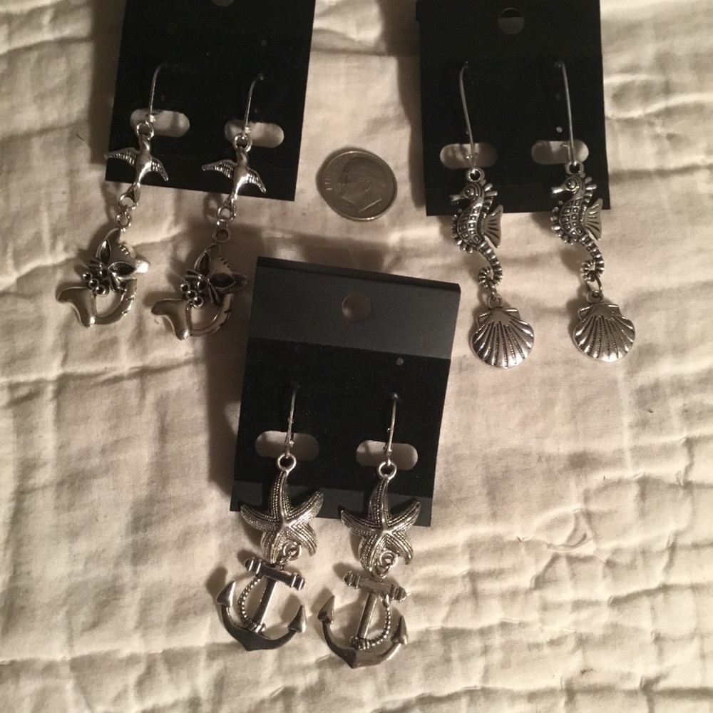 Vu " Long Charmed Earrings "